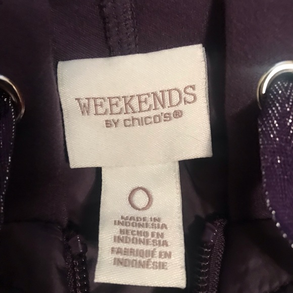 Chico’s Weekends Hoodie Jacket- NWT - Picture 6 of 6
